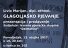 Glagoljaško pjevanje - prezentacija i predavanje gosp. Livija Marijana, dipl. ethnol. 